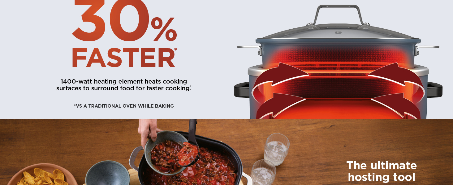 From cooker to oven to table