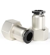 TAILONZ PNEUMATIC Male Elbow 1/4 Inch Tube OD x 1/4 Inch NPT Thread 90 Push to Connect Fittings P...