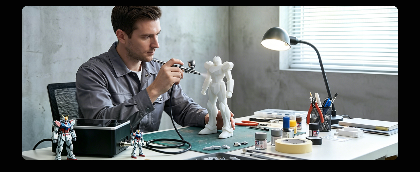 Air Brush Kit With Air Compressor.