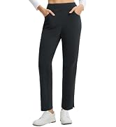 baleaf Women's 27" Barrel Fleece Lined Pants Winter Warm Pants Wide Leg | Relaxed Tapered Leg, Wa...