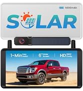 AUTO-VOX Solar Wireless Backup Camera, 2 Minute DIY Install, 5" Monitor | 1080P Rear View, Solar ...