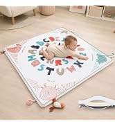 Blublu Park 3-in-1 Tummy Time Pillow with Infant Sitting Support | Tummy Time Mat with Detachable...