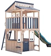 KidKraft Greystone Cottage Wooden Outdoor Playhouse