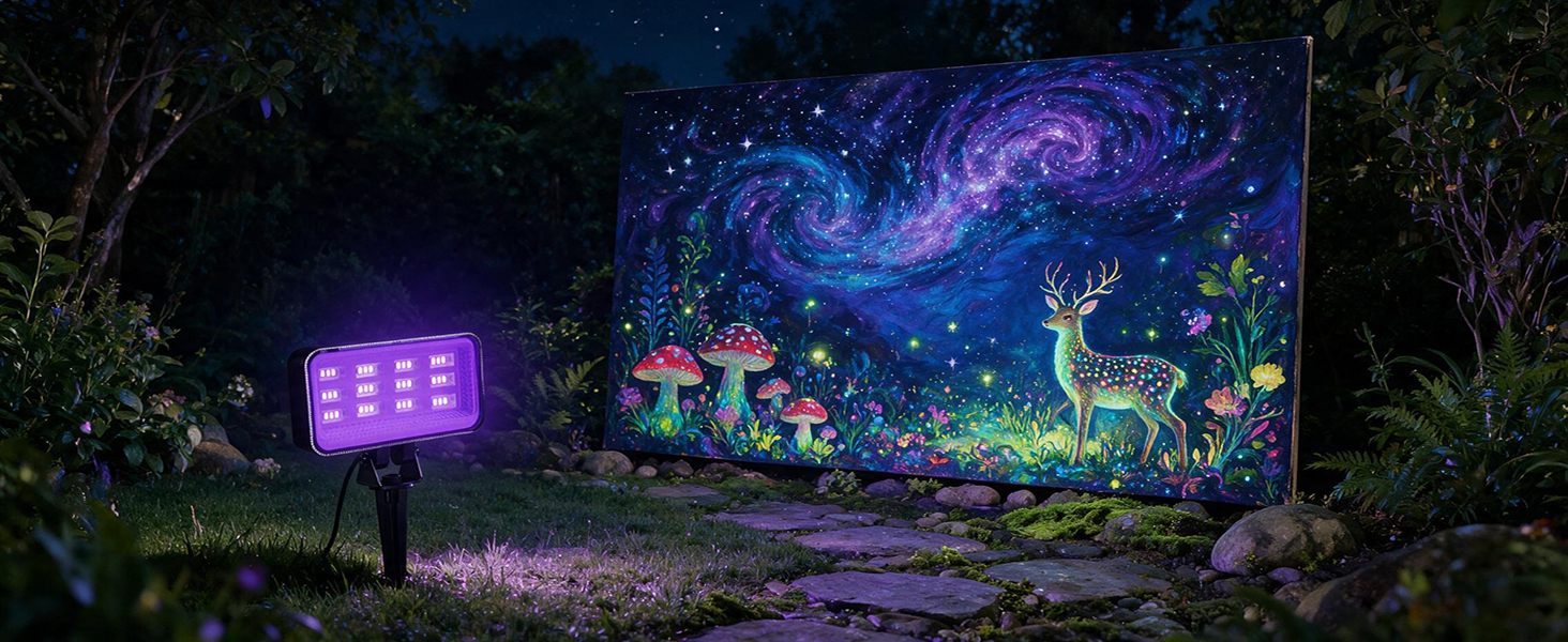 black light outdoor spotlight