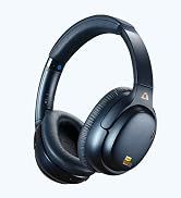 1Mii E700 Noise Cancelling Headphones Bluetooth Wireless Hi-Res LDAC,Black | Hybrid ANC, 75H Batt...
