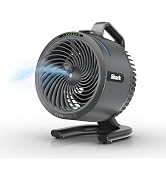 Shark FlexBreeze Pro Mist 2-in-1 Fan with Integrated Mist, White, FA302WH | Corded/Cordless, Pede...