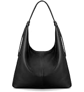befen Genuine Leather Slouchy Hobo Bags for Women, Work Shoulder Purses | Small Casual Underarm H...