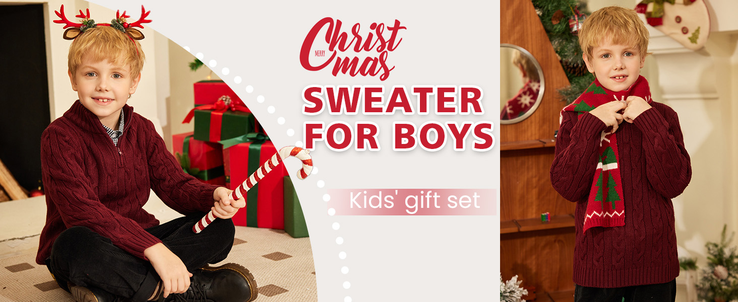 Boys Cable Knitted Sweater