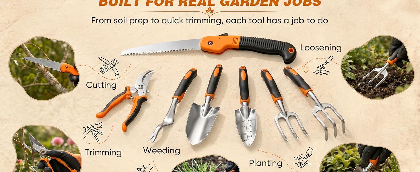 Saker garden tools set